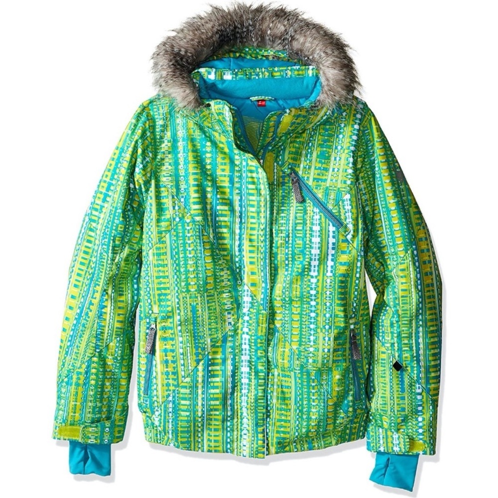 Spyder girls Lola ski snow jacket size 12 NWT